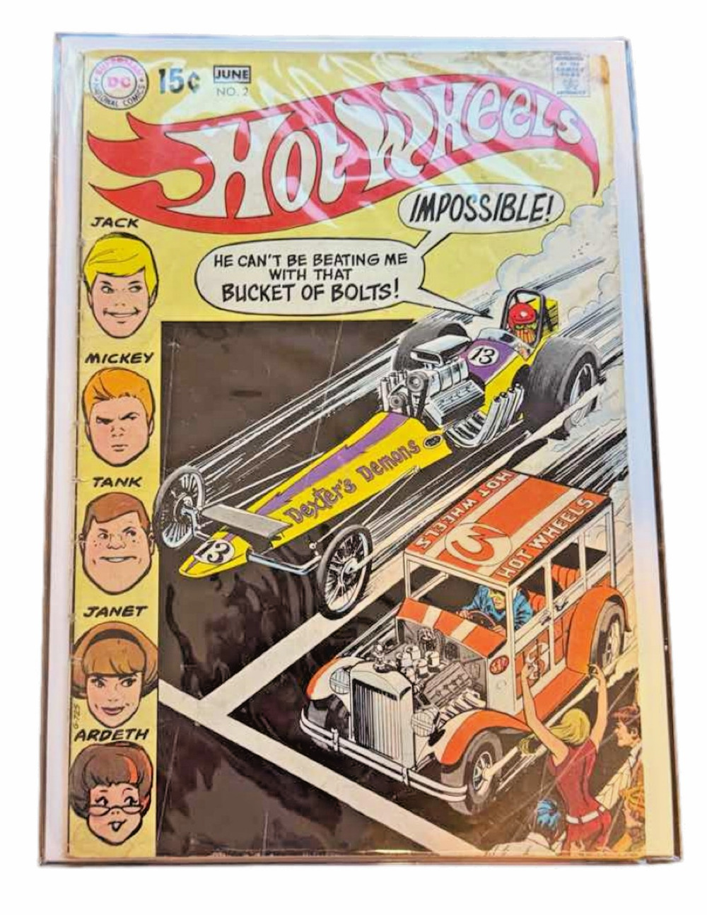 Hot Wheels 2 DC Comics June 1970 Alex Toth Art